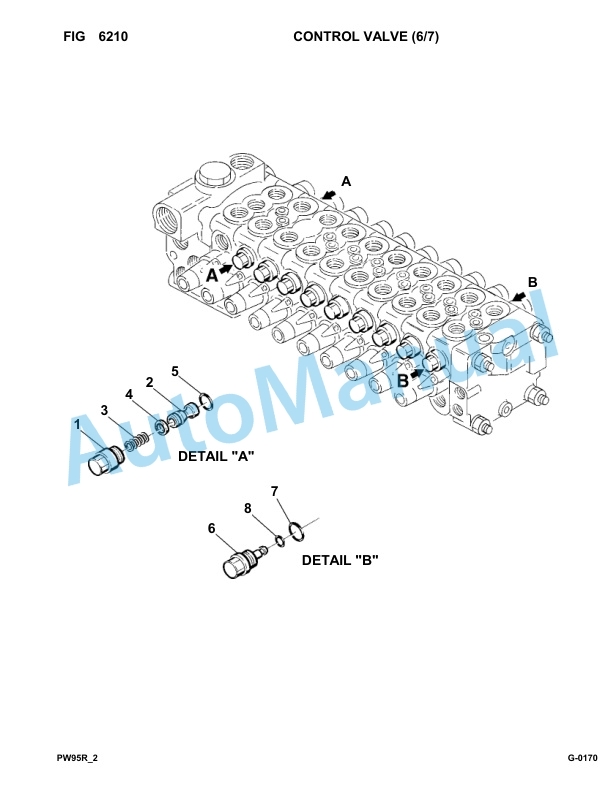 Komatsu PW95R-2 Hydraulic Excavator Parts Manual 21D0200001-up-4