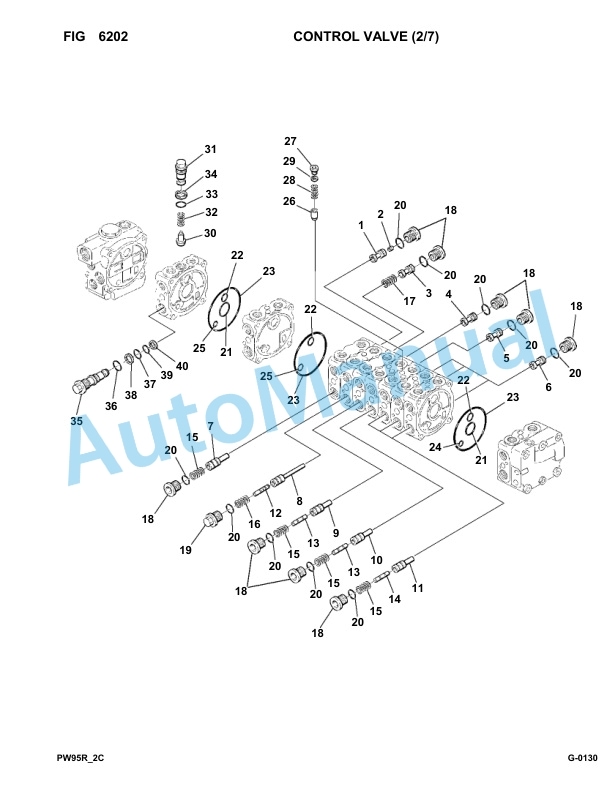 Komatsu PW95R-2 Hydraulic Excavator Parts Manual 21D0220001-up-4