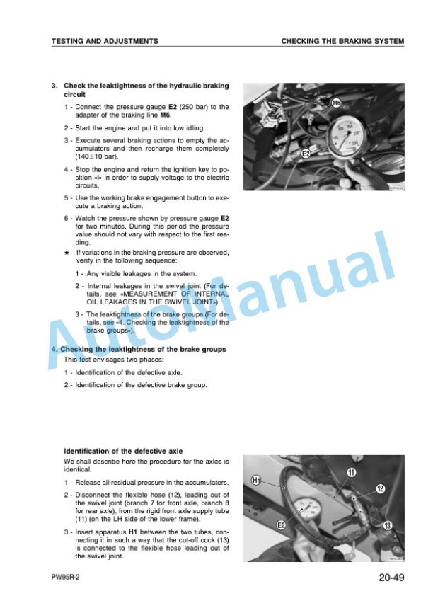Komatsu PW95R-2 Hydraulic Excavator Shop Manual WEBM001800-3