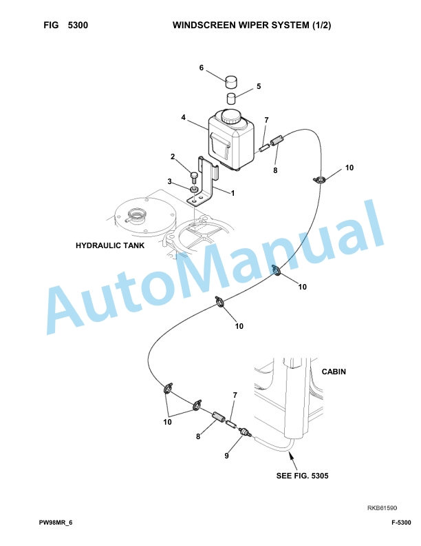 Komatsu PW98MR-6 Hydraulic Excavator Parts Manual F00003-up-3