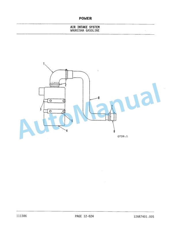 Komatsu S5-8A, S8-10.5A Tandem Roller Parts Manual 7201R2-4