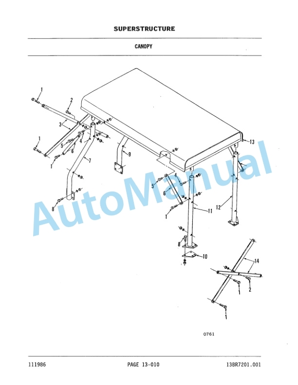 Komatsu S5-8A, S8-10.5A Tandem Roller Parts Manual 7201R2-5