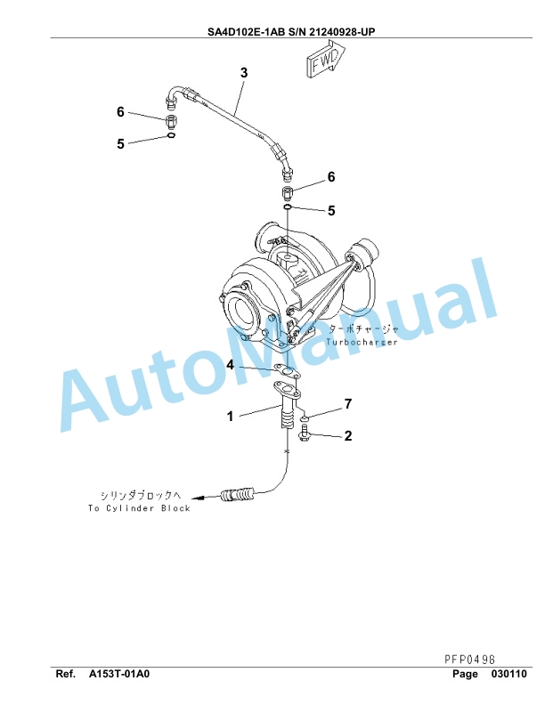 Komatsu SA4D102E-1AB Engine Parts Manual-2