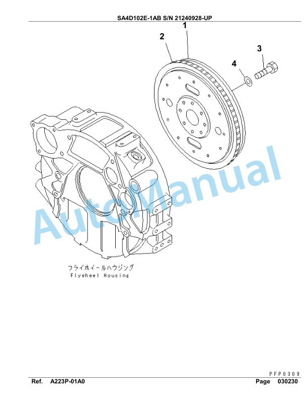 Komatsu SA4D102E-1AB Engine Parts Manual-3