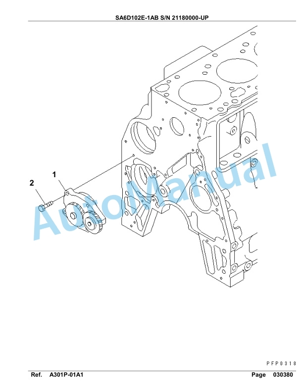 Komatsu SA6D102E-1AB Engine Parts Manual-4