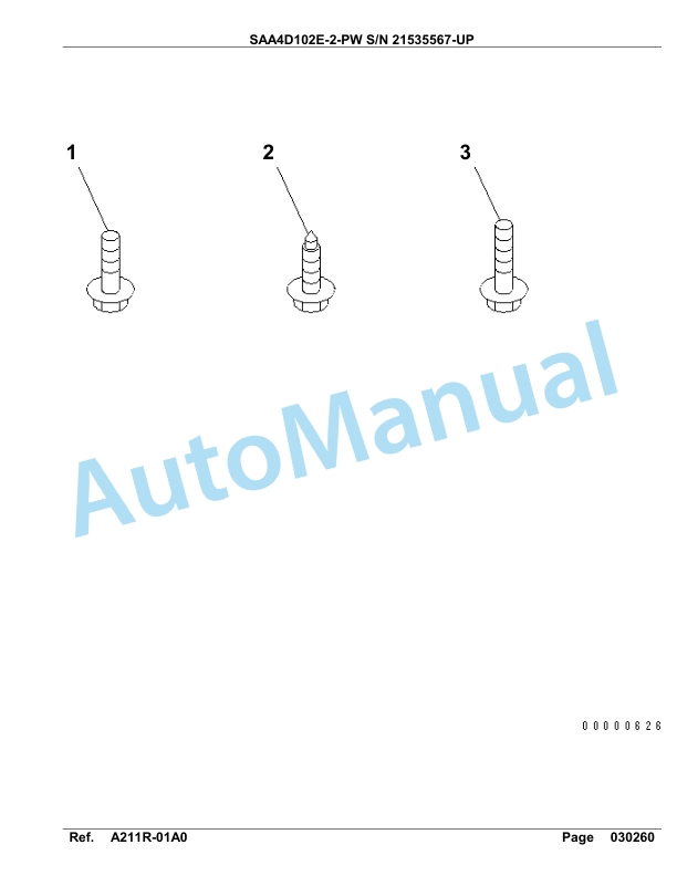 Komatsu SAA4D102E-2-PW Engine Parts Manual-3