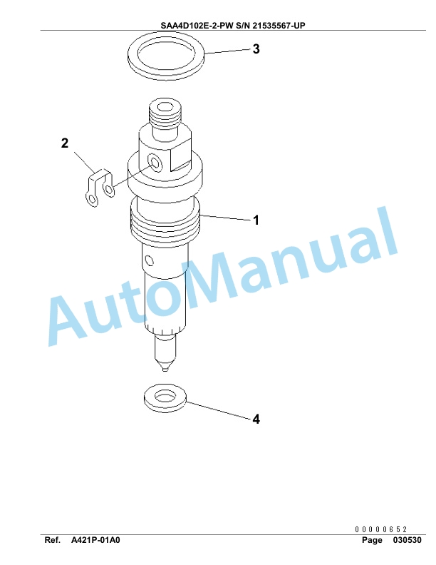 Komatsu SAA4D102E-2-PW Engine Parts Manual-5