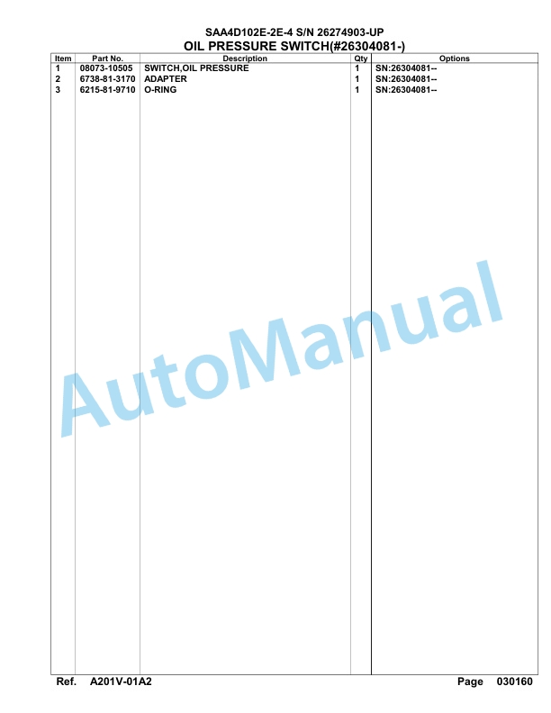 Komatsu SAA4D102E-2E-4 Engine Parts Manual-2