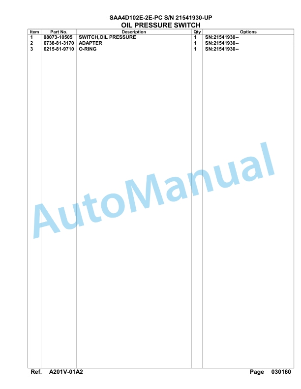 Komatsu SAA4D102E-2E-PC Engine Parts Manual-2