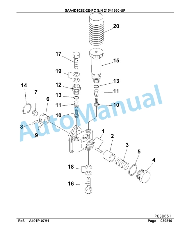 Komatsu SAA4D102E-2E-PC Engine Parts Manual-4