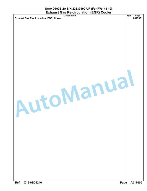 Komatsu SAA4D107E-2A Engine For PW148-10 Parts Manual-2