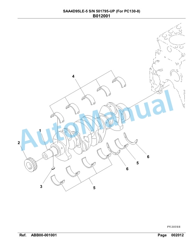 Komatsu SAA4D95LE-5 Engine Parts Manual-3