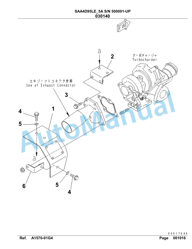 Komatsu SAA4D95LE-5A Engine Parts Manual-2