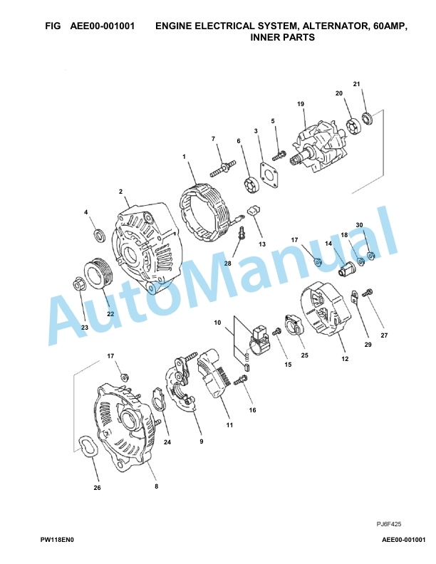 Komatsu SAA4D95LE-7A Engine Parts Manual-2