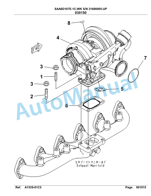 Komatsu SAA6D107E-1C-WK Engine Parts Manual-2