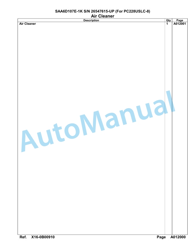 Komatsu SAA6D107E-1K Engine Parts Manual-2