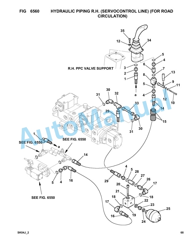 Komatsu SK04J-2 Skid Steer Loader Parts Manual SK04JF20001-UP-5