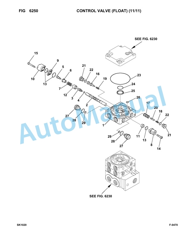 Komatsu SK1020-5 Skid Loader Parts Manual 37CF00004-UP-4