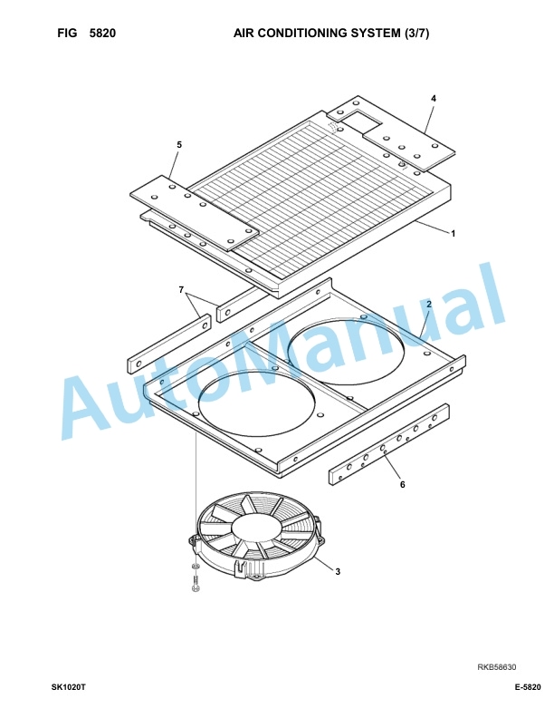 Komatsu SK1020-5 Turbo Skid Loader Parts Manual 37CTF00003-Up-3