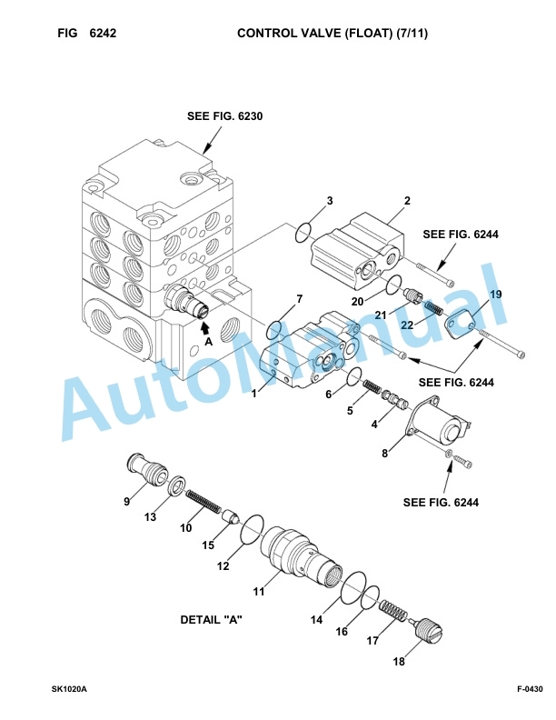 Komatsu SK1020-5 USA Skid Loader Parts Manual 37CF00004-Up-4
