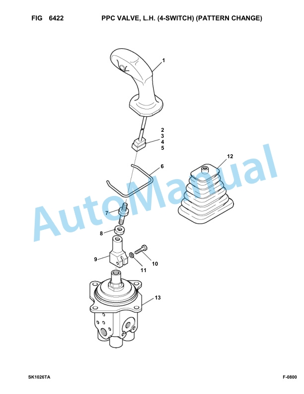 Komatsu SK1026-5 Turbo USA Skid Loader Parts Manual 37CTF50001-Up-5