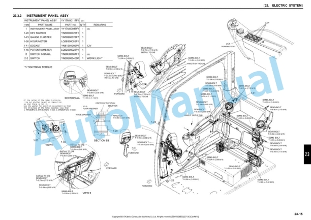 Komatsu SK135SR-3, SK135SRLC-3, SK140SRL-3 Hydraulic Excavator Shop Manual S5YY0028E03-2