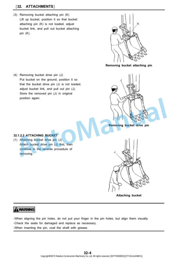 Komatsu SK135SR-3, SK135SRLC-3, SK140SRL-3 Hydraulic Excavator Shop Manual S5YY0028E03-3