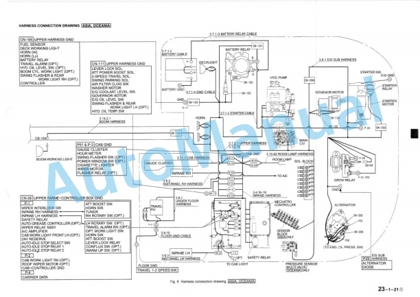 Komatsu SK230-6E, SK230LC-6E, SK250-6E, SK250LC-6E, SK250NLC-6E Hydraulic Excavator Shop Manual S5LQ0012E-2