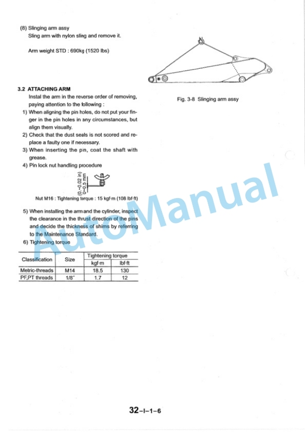 Komatsu SK230-6E, SK230LC-6E, SK250-6E, SK250LC-6E, SK250NLC-6E Hydraulic Excavator Shop Manual S5LQ0012E-3