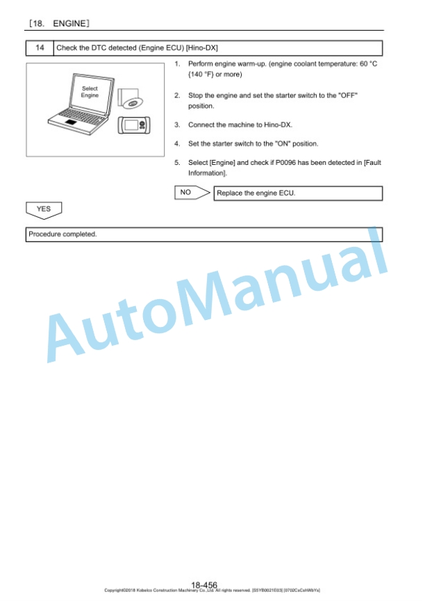 Komatsu SK230SRLC-5 Hydraulic Excavator Shop Manual S5YB0021E03-5