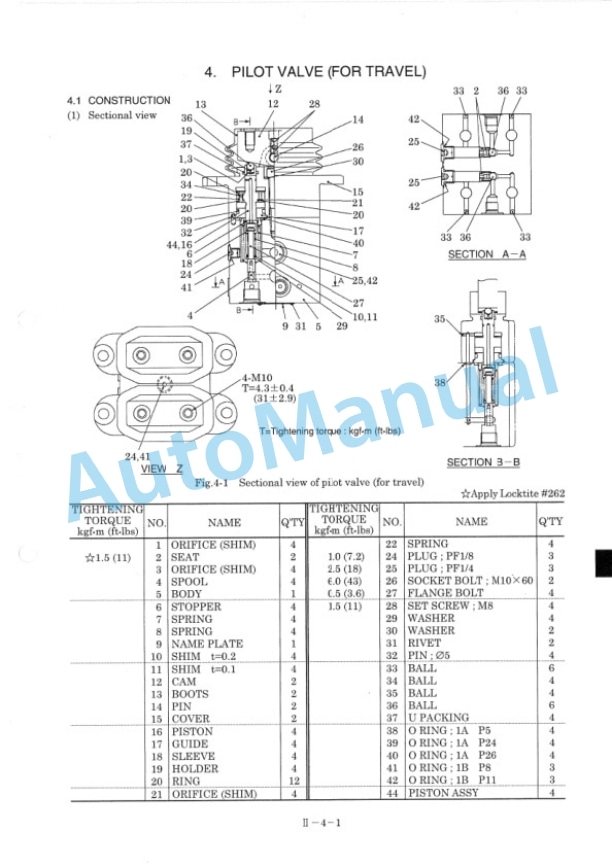 Komatsu SK230VI, SK230LCVI, SK250VI, SK250LCVI, SK250NLCVI Hydraulic Excavator Shop Manual S5LQ0011E-4