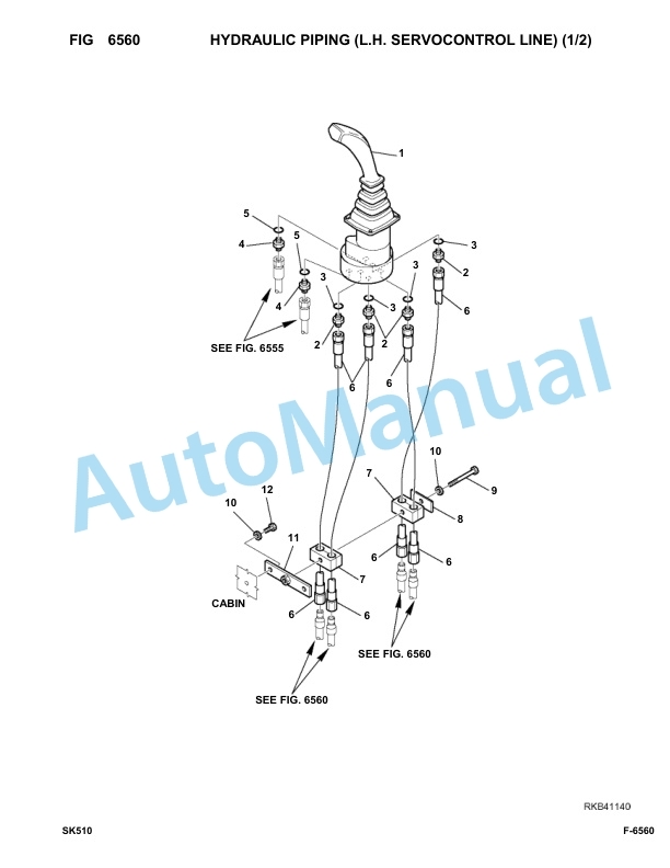 Komatsu SK510-5 Skid Loader Parts Manual 37DF00001-up-5