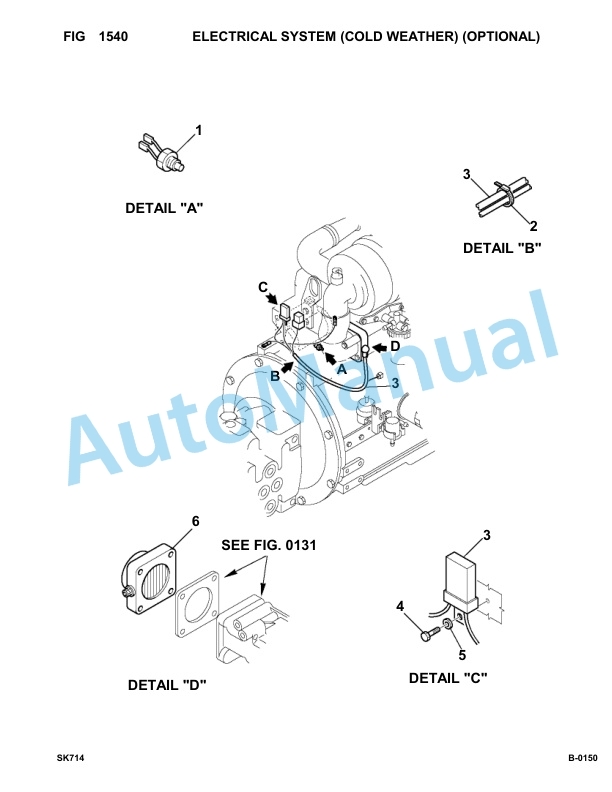 Komatsu SK714-5 Skid Loader Parts Manual 37AF00004-UP-2