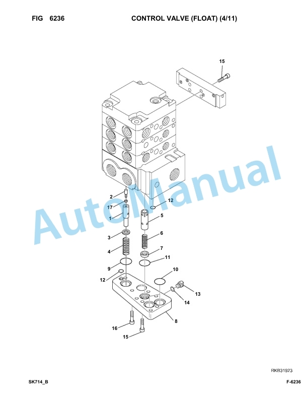 Komatsu SK714-5 Skid Loader Parts Manual F04859-up-4