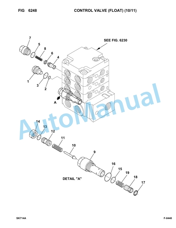 Komatsu SK714-5 USA Skid Loader Parts Manual 37AF00004-Up-4