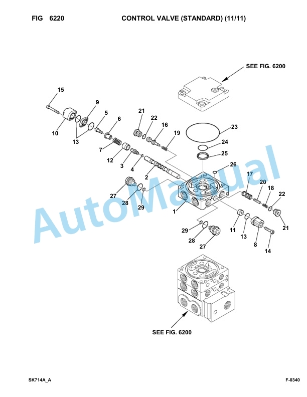 Komatsu SK714-5 USA Skid Loader Parts Manual 37AF01876-Up-4