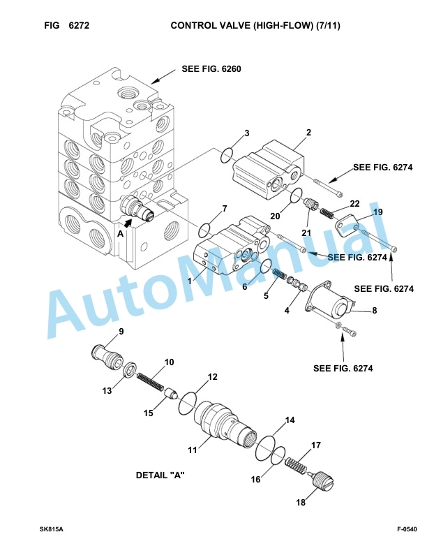 Komatsu SK815-5 Turbo USA Skid Loader Parts Manual 37BF00006-up-4