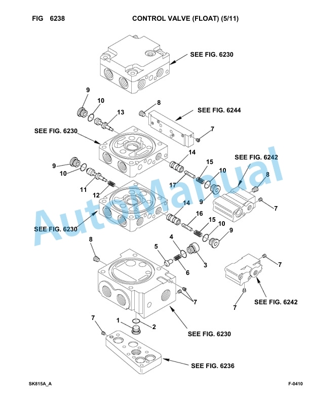 Komatsu SK815-5 Turbo USA Skid Loader Parts Manual 37BF00902-up-4