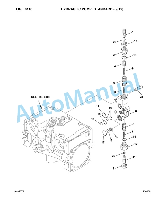 Komatsu SK815-5 Turbo USA Skid Loader Parts Manual 37BTF00003-up-3