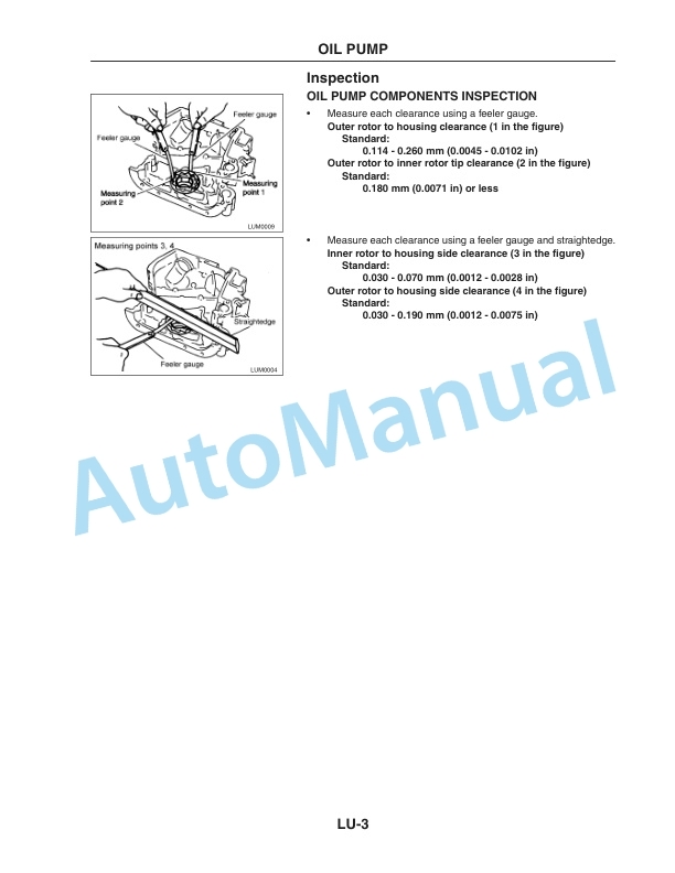 Komatsu TB45 Gasoline Engine Service Manual SM208-3