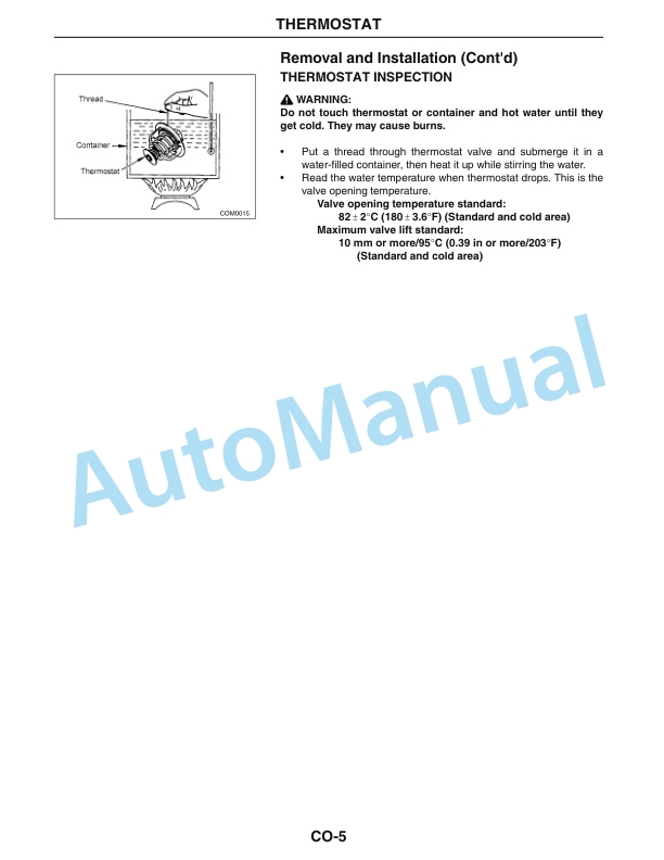 Komatsu TB45E Gasoline Engine Service Manual SM205-3