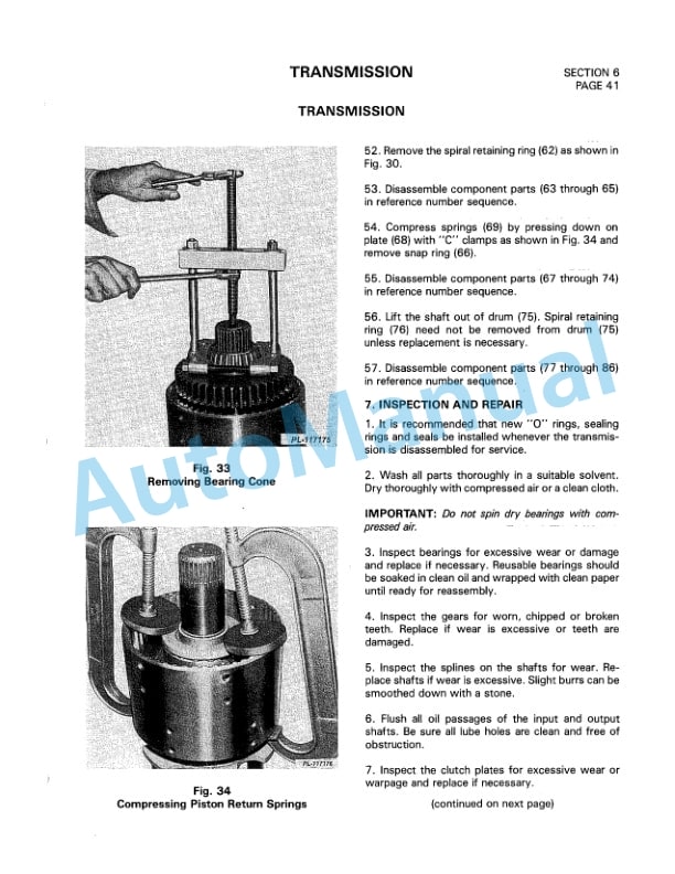 Komatsu TD-25E, TD-25G Crawler Tractor Shop Manual SM-TD25E-G-3