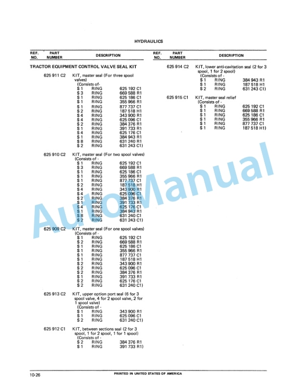 Komatsu TD-7E Crawler Tractor Parts Manual PC-TD7E-2-4