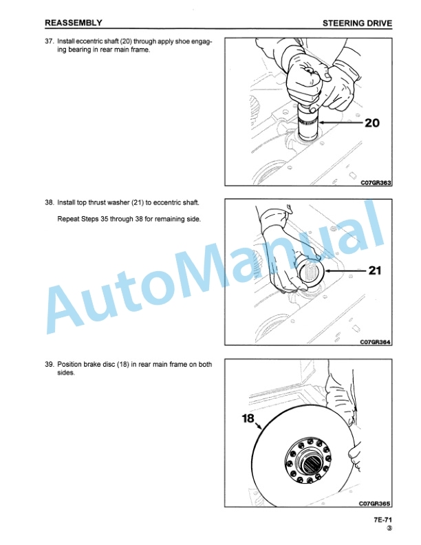 Komatsu TD7H, TD8H, TD9H Crawler Tractor Shop Manual CEBM789H04-4