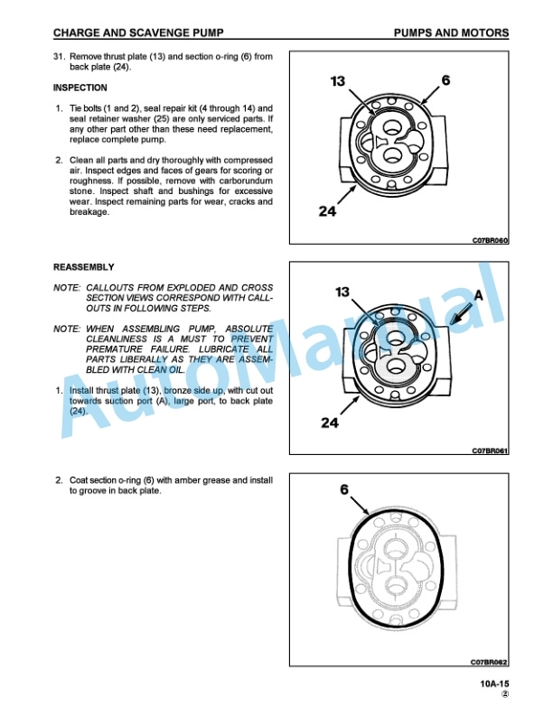 Komatsu TD7H, TD8H, TD9H Crawler Tractor Shop Manual CEBM789H04-5