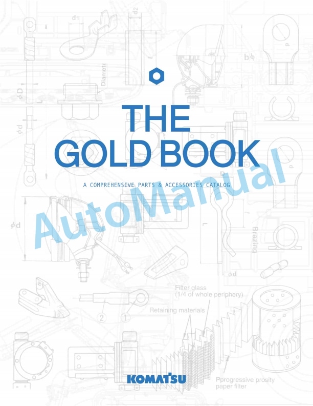 Komatsu The Gold Book A Comprehensive Parts and Accessories Catalog
