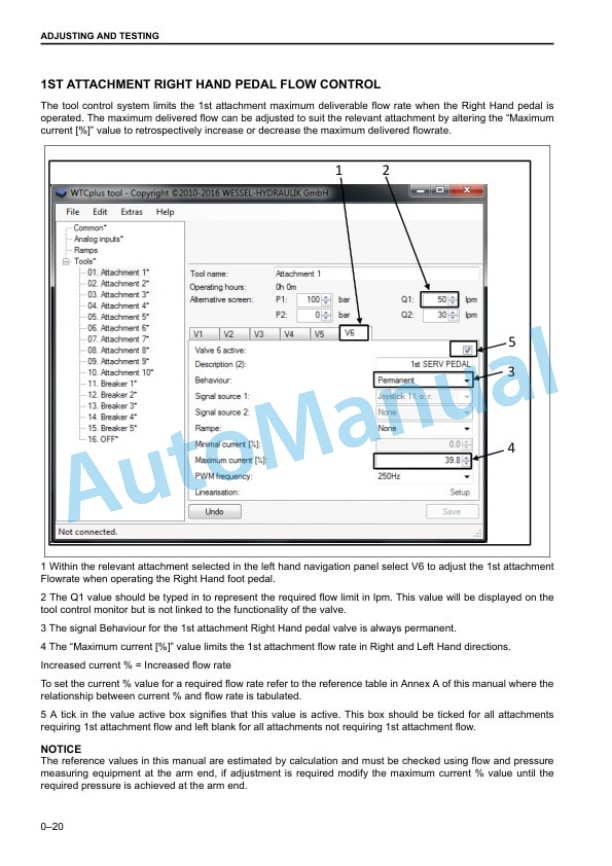 Komatsu Tool Control Supplement Hydraulic Excavator Shop Manual UENBM00400-4