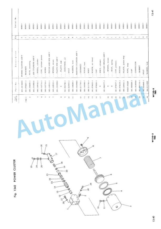 Komatsu W120-3 Wheel Loader Parts Manual PEPB03837011-4