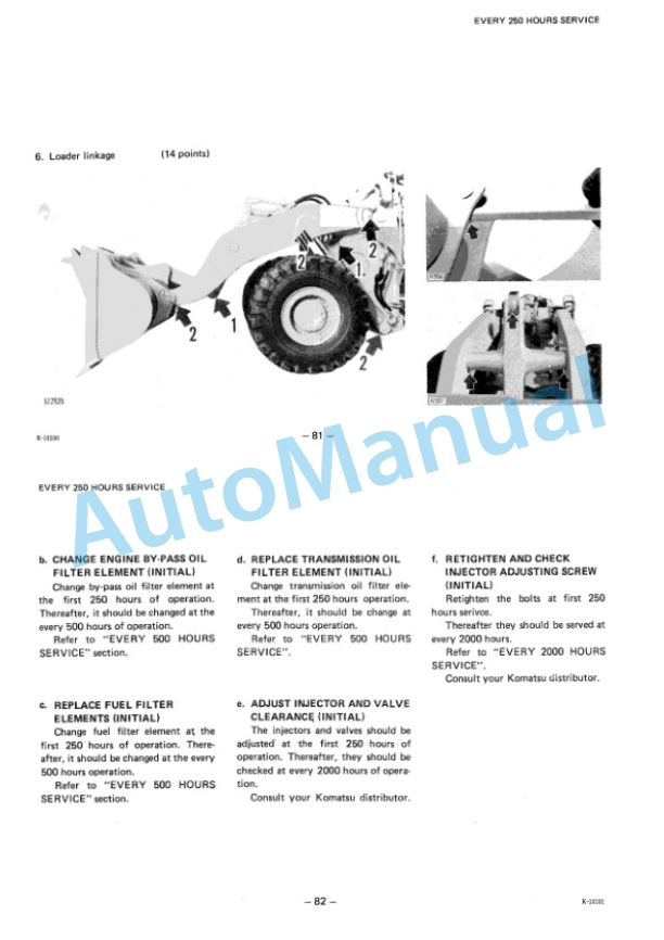 Komatsu W170-2 Wheel Loader Operation and Maintenance Manual SEAM384C00-4