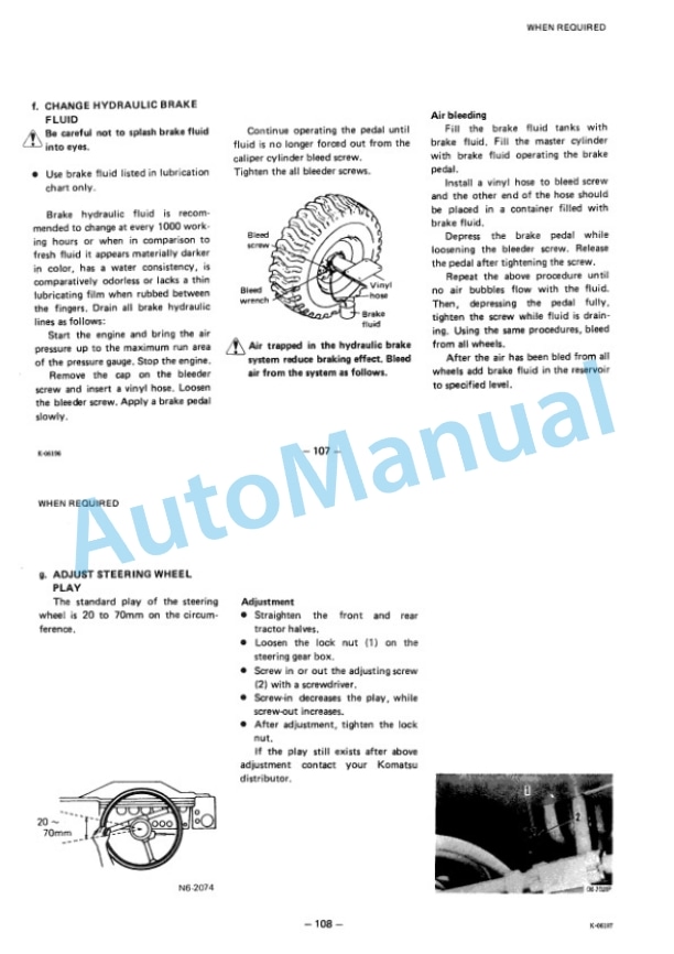 Komatsu W170 Wheel Loader Operation and Maintenance Manual SEAM384A01-5